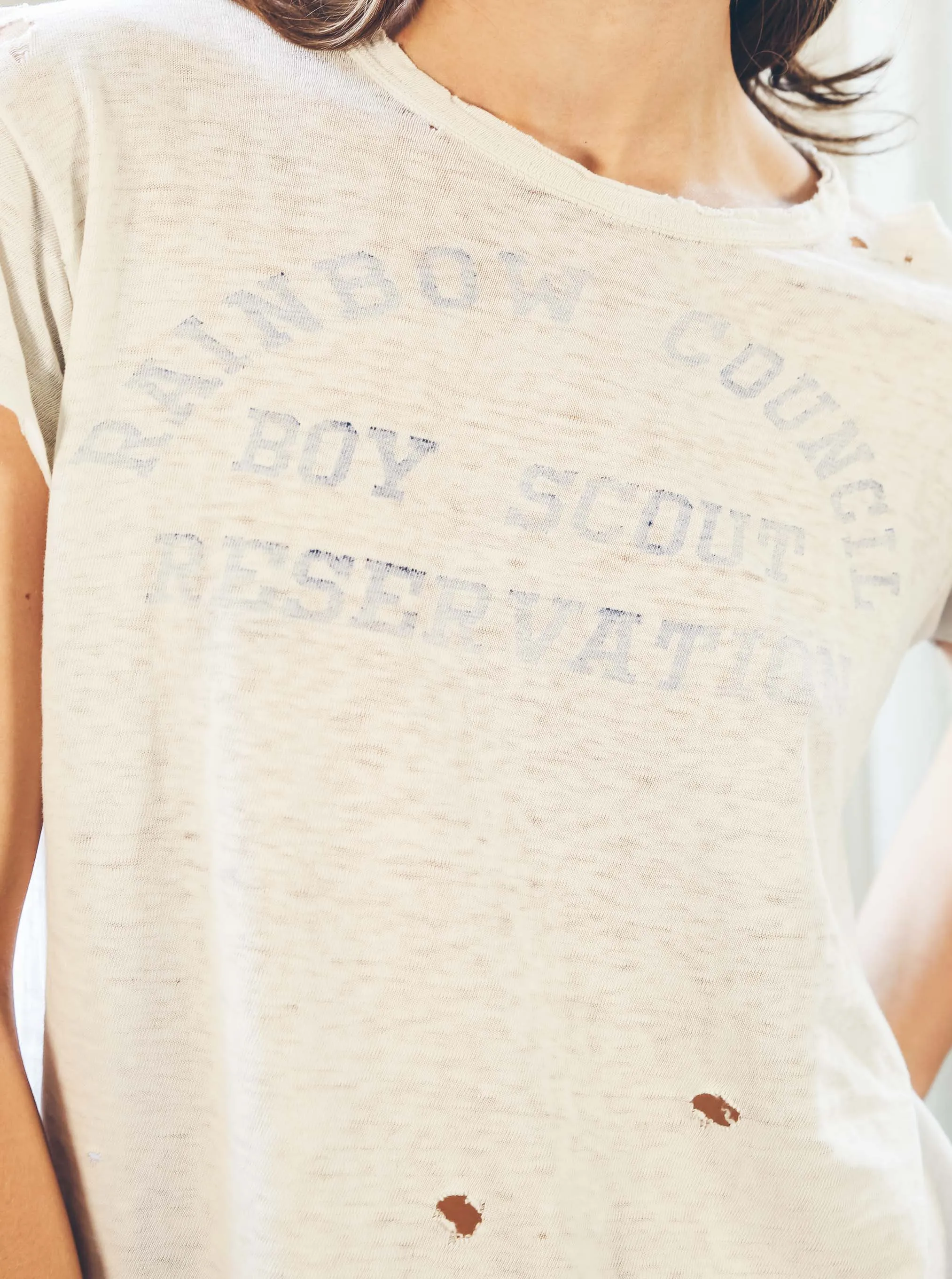 Distressed Boy Scout Reservation Tee