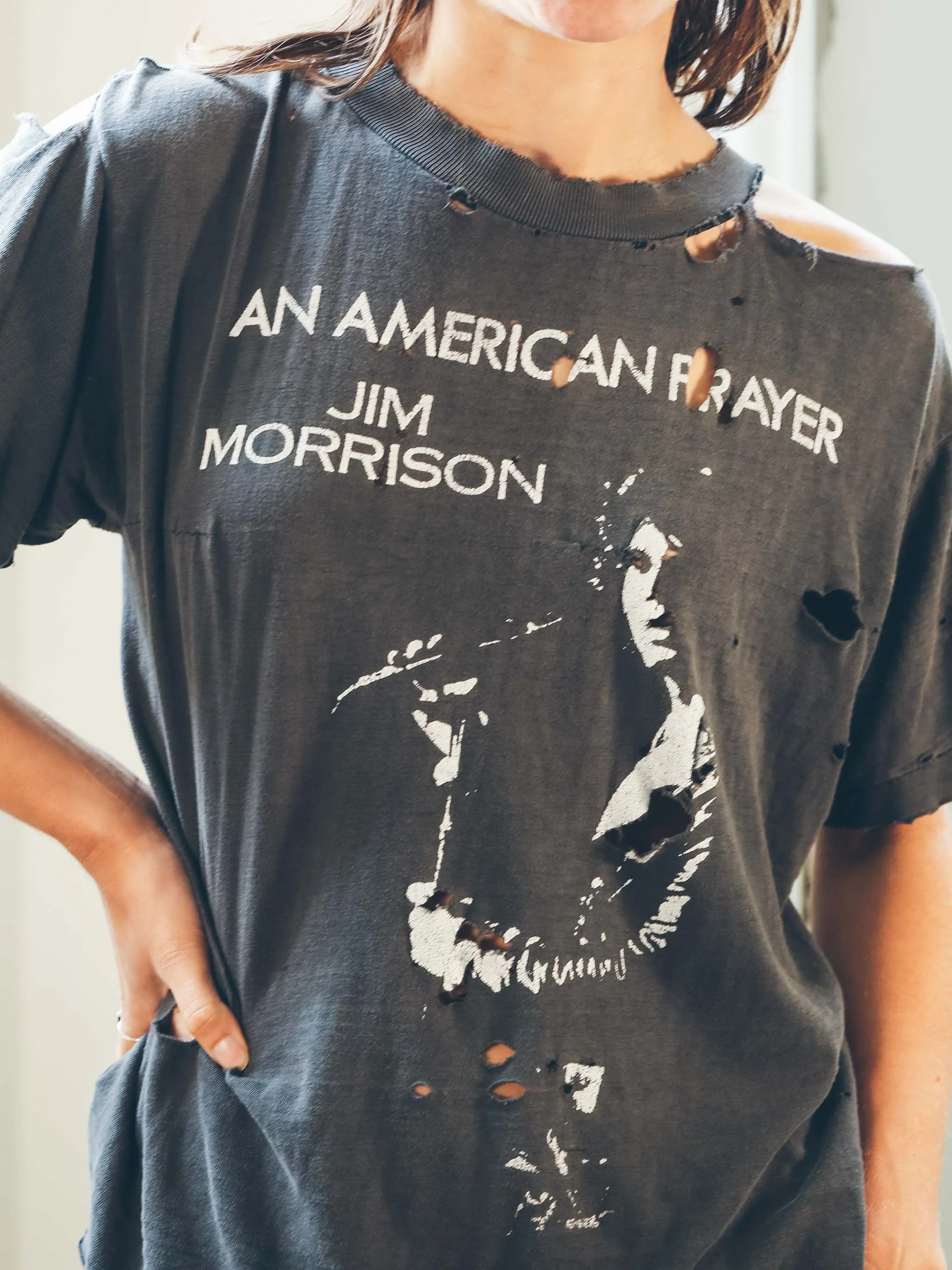 Distressed Jim Morrison Tee