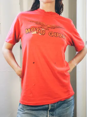 Distressed Moto Guzzi Tee