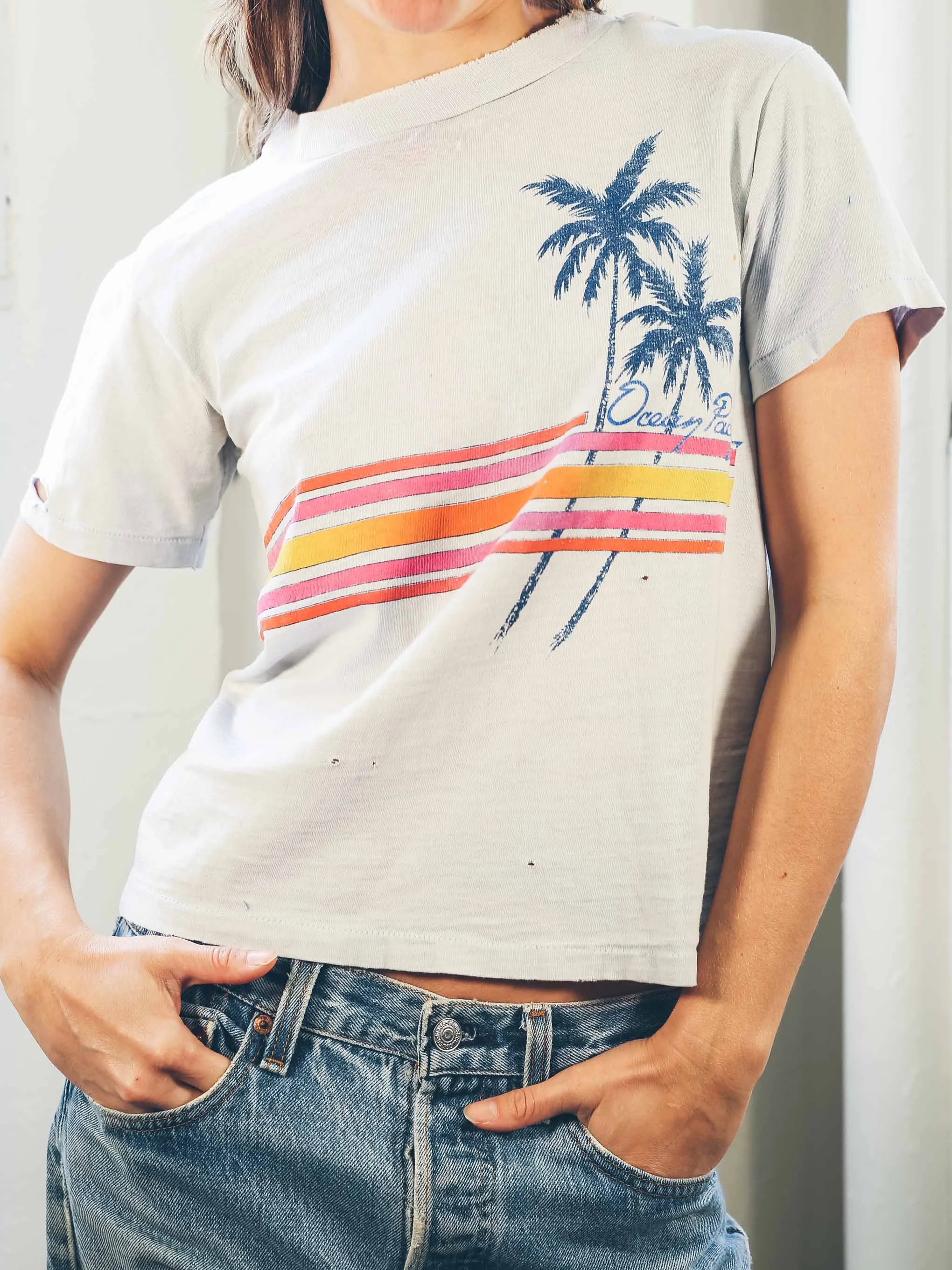 Distressed Ocean Pacific Tee