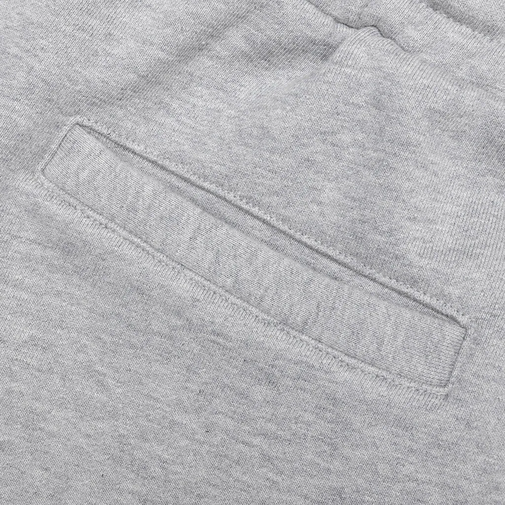 Distressed Shorts Small Logo - Heather Grey