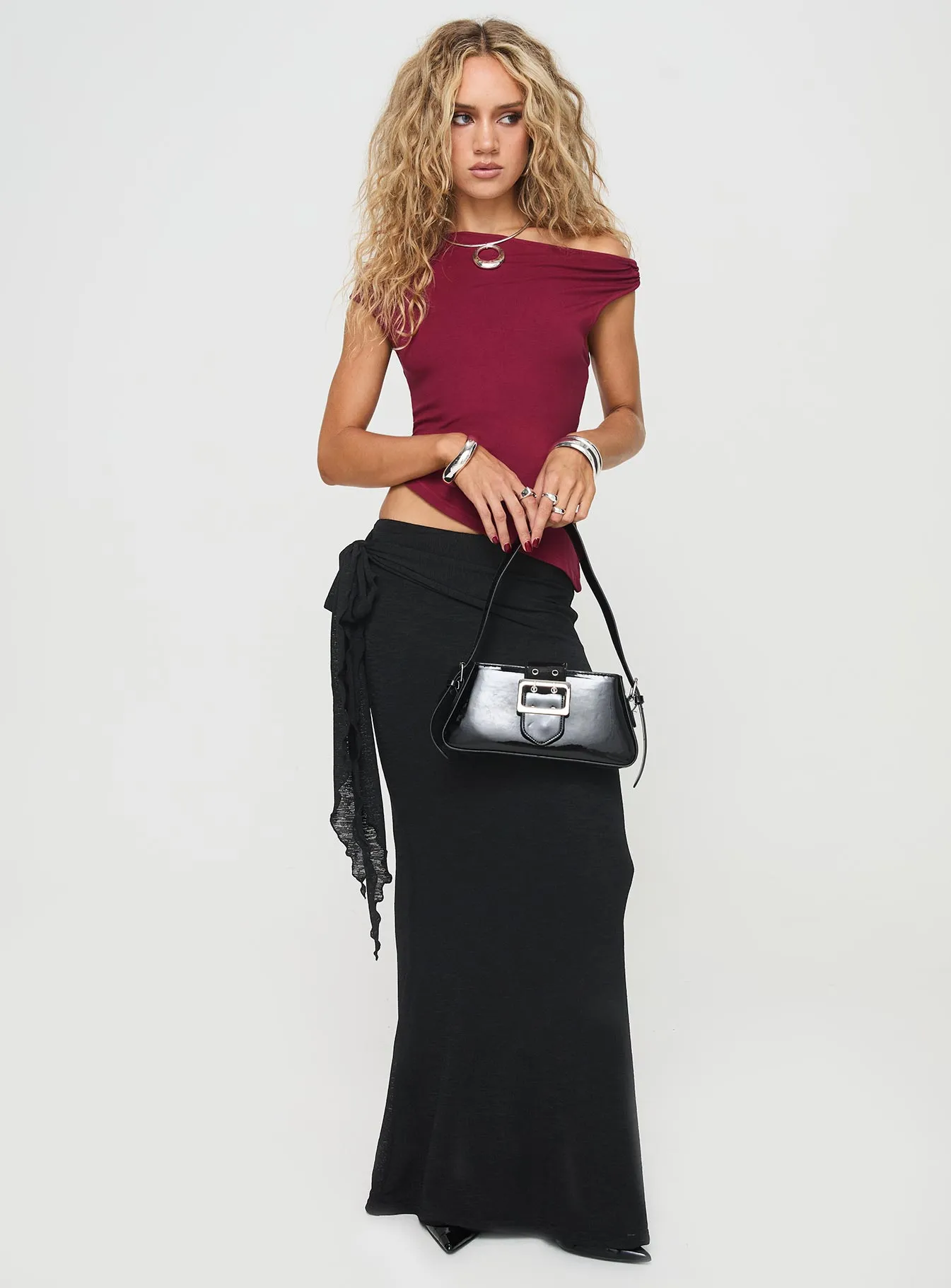 Dohert Maxi Skirt Black