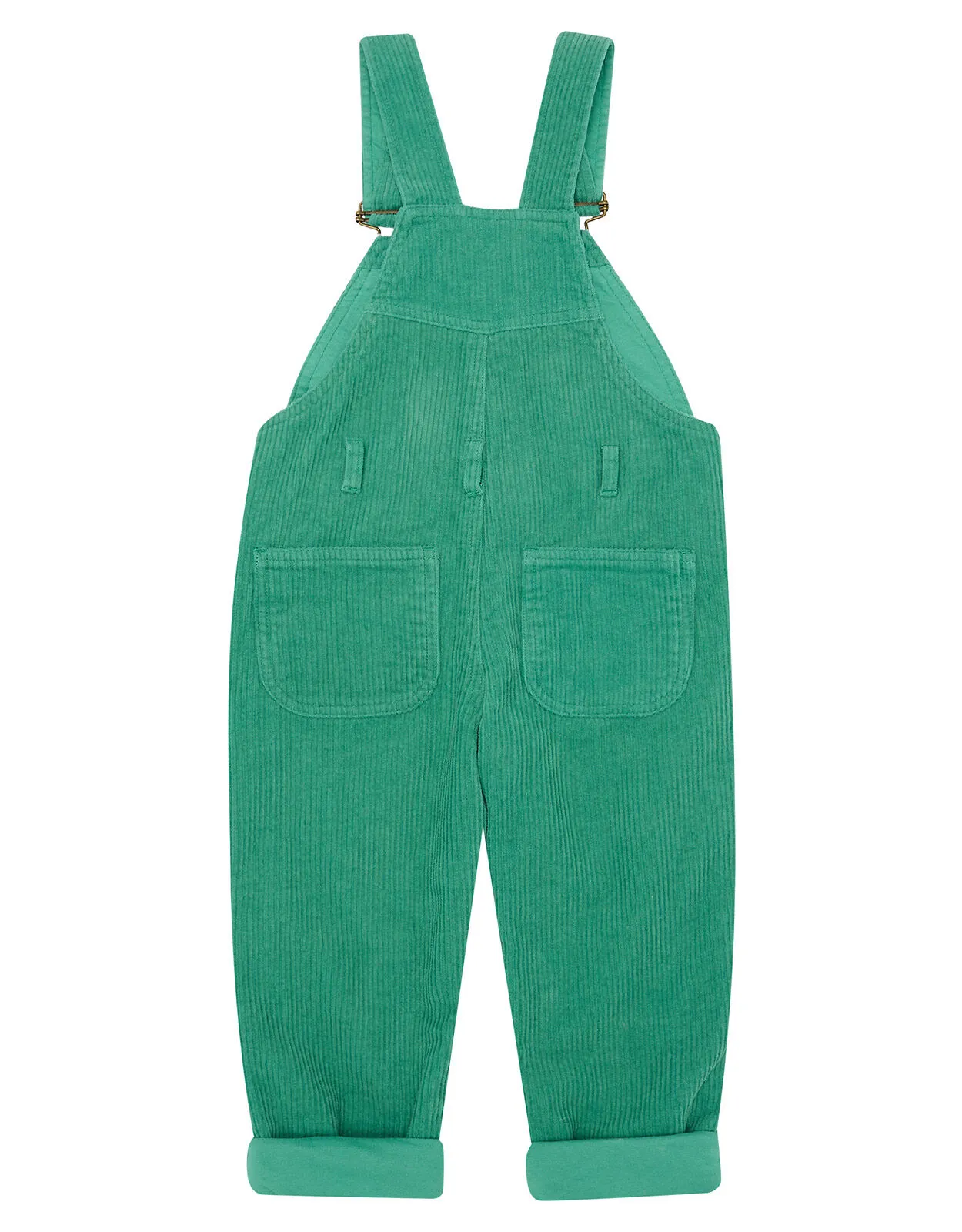 Dotty Dungarees Corduroy Dungarees Green