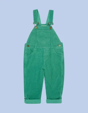 Dotty Dungarees Corduroy Dungarees Green