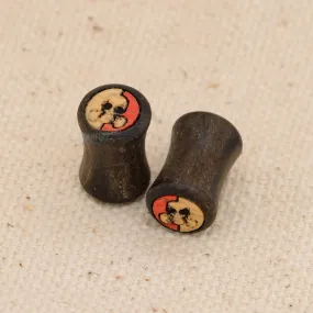 Double-Flared Wood Plugs - Gas Mask (2 ga.)