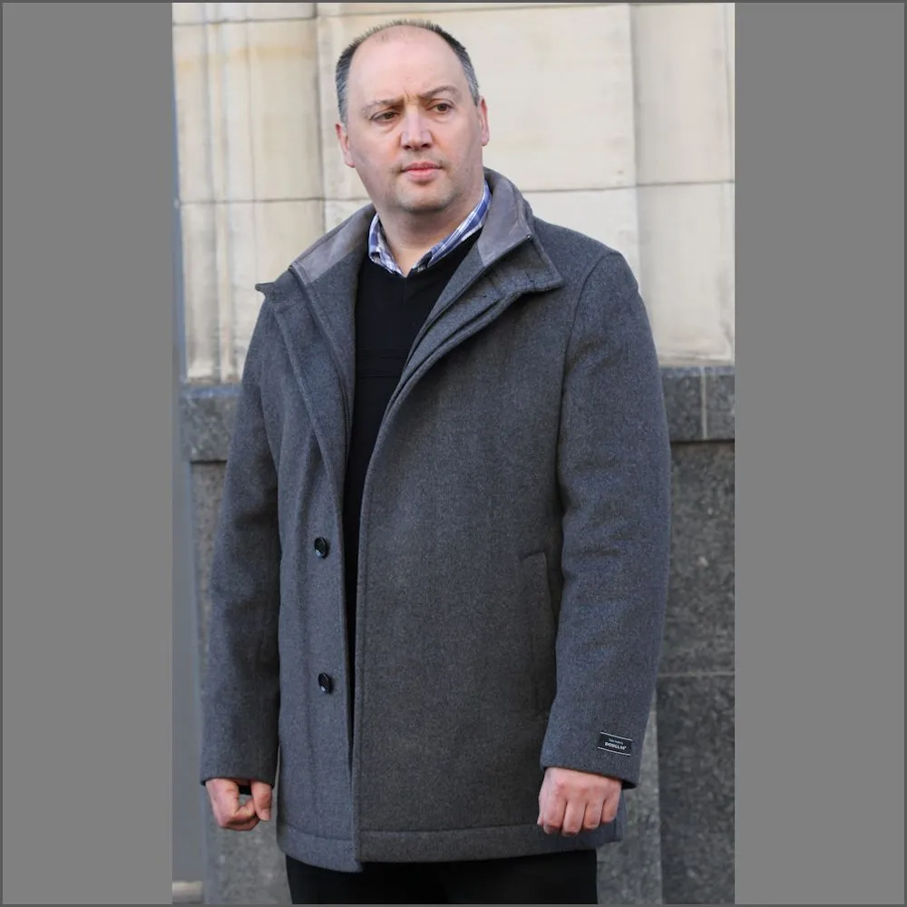 Douglas Jenner Pure Wool Luxury Car Coat