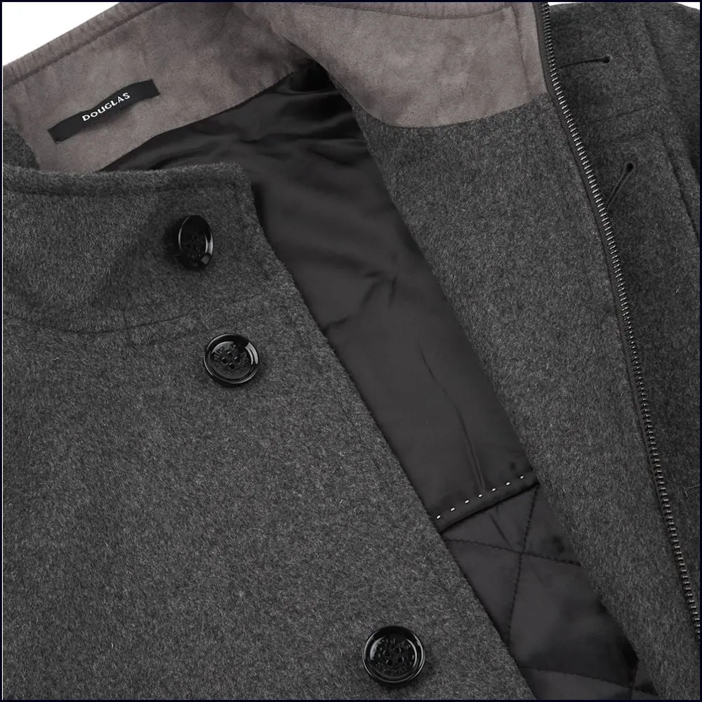 Douglas Jenner Pure Wool Luxury Car Coat