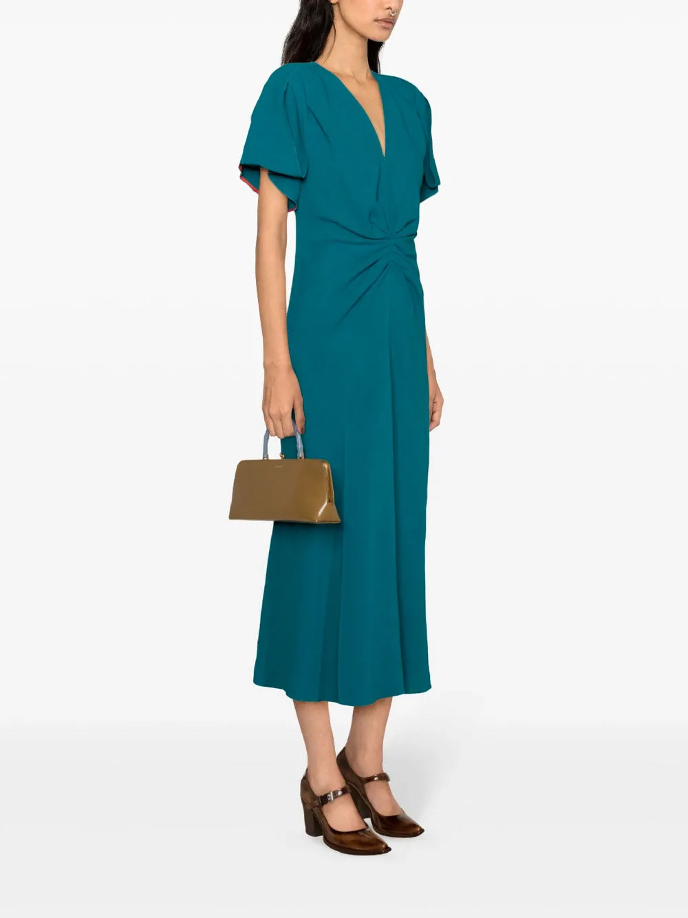 Flared midi dress