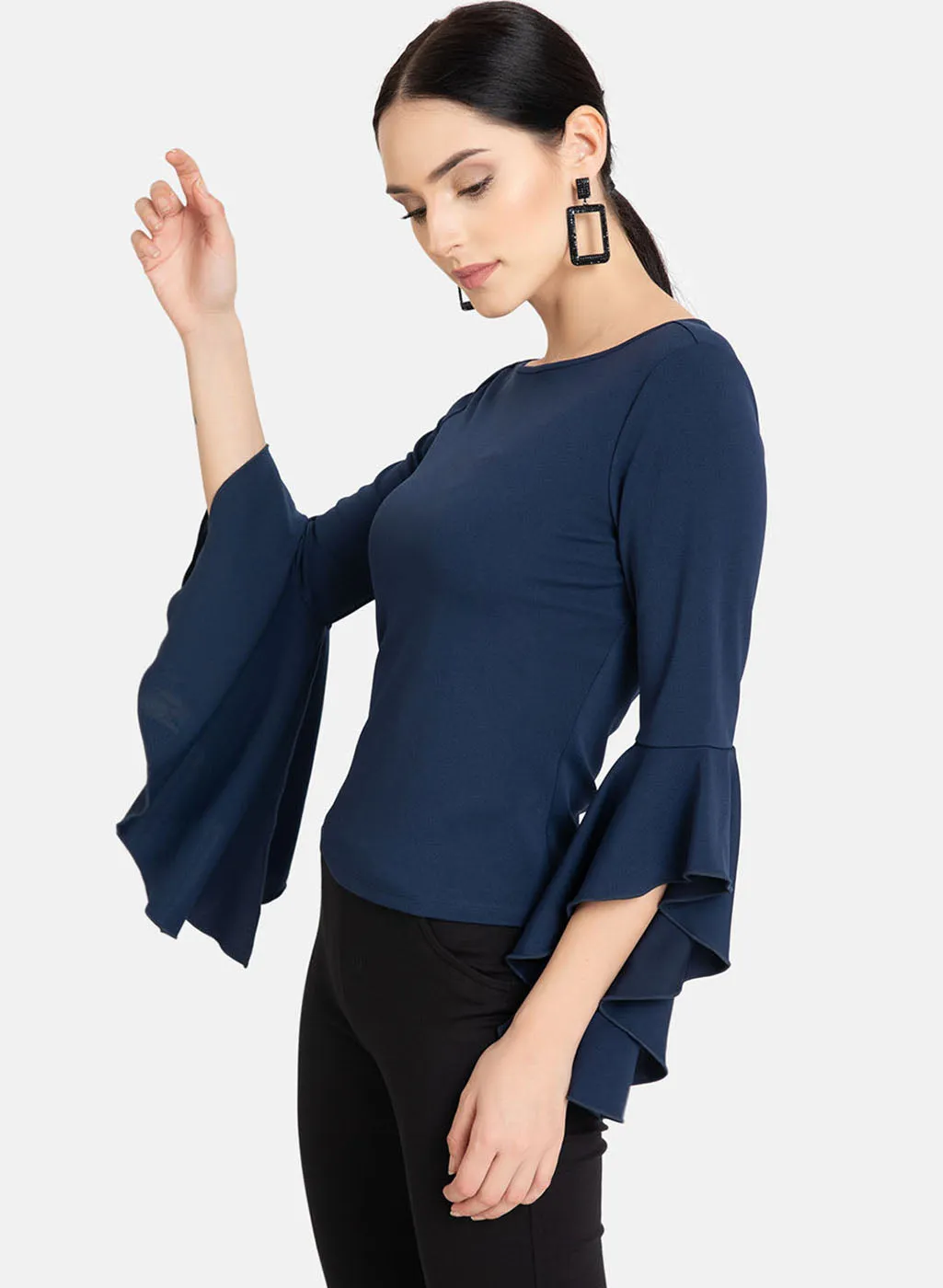 Flared Sleeves Top