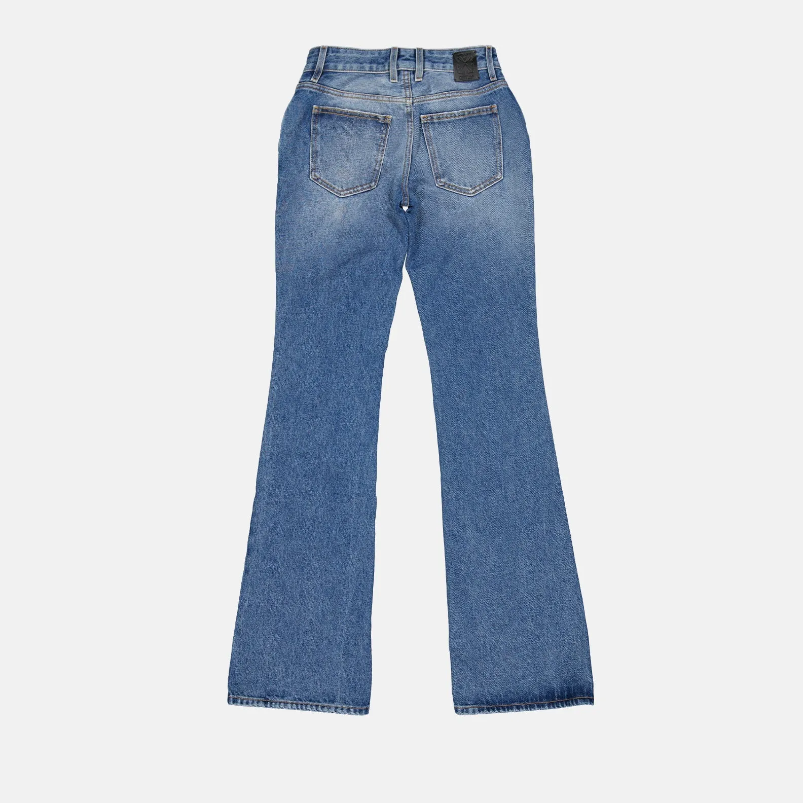 Flared Washed Jeans