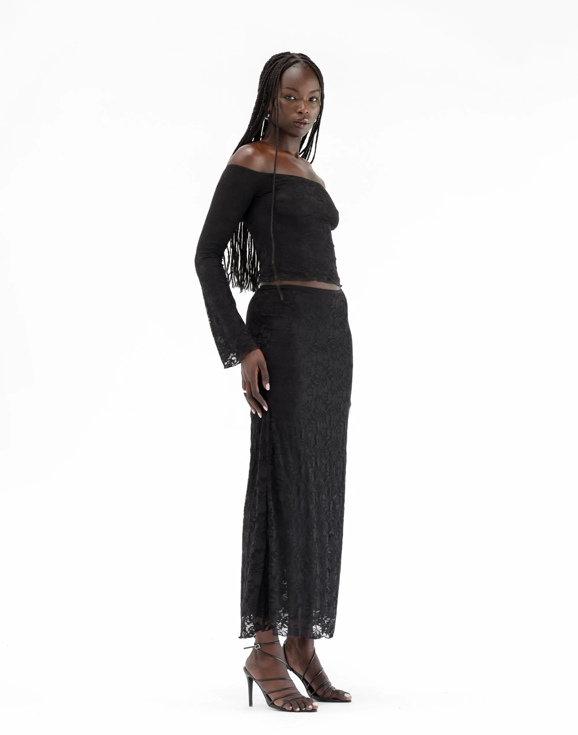 Florence Maxi Skirt (Black)