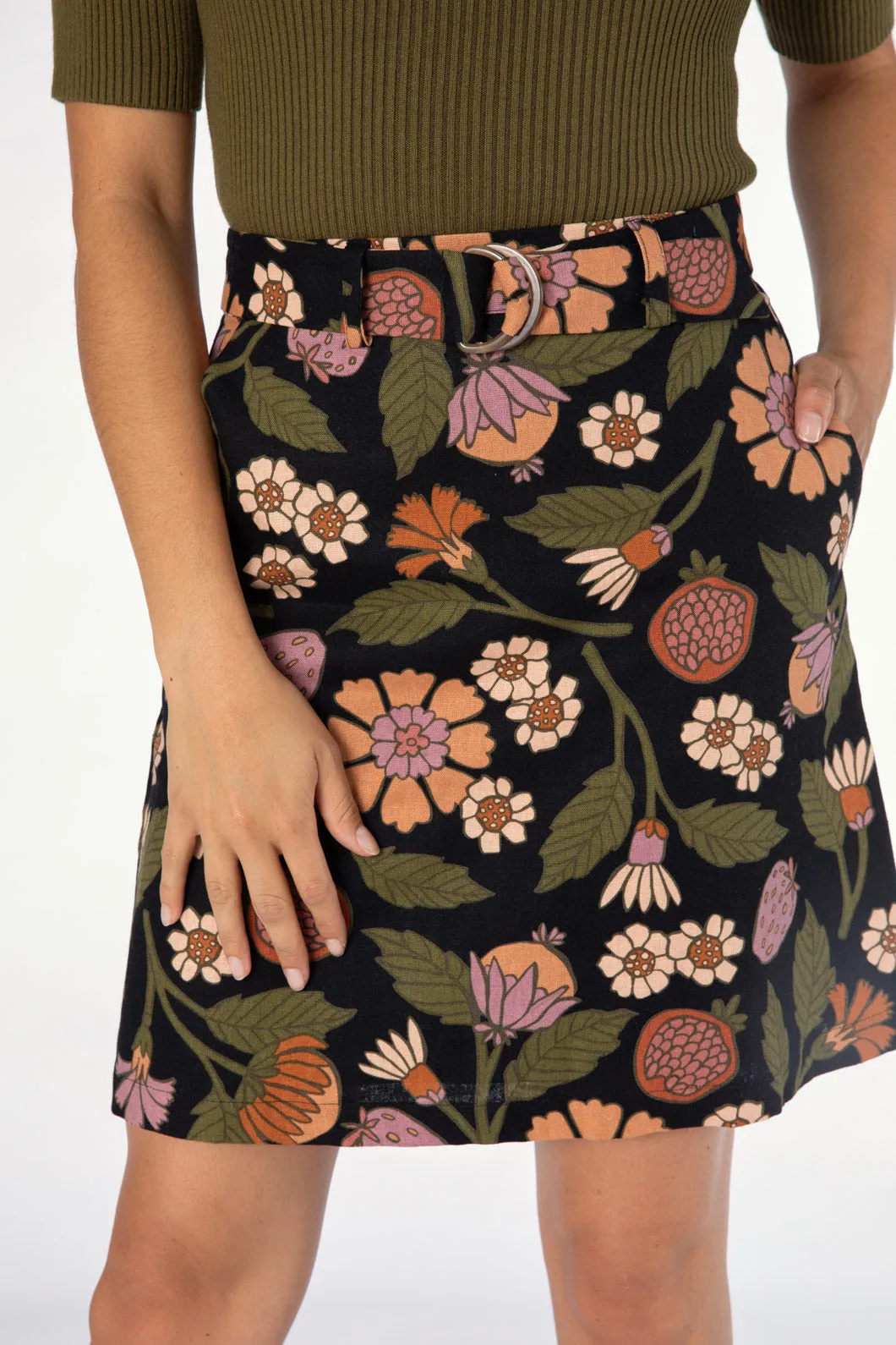 Fruits And Flora Skirt