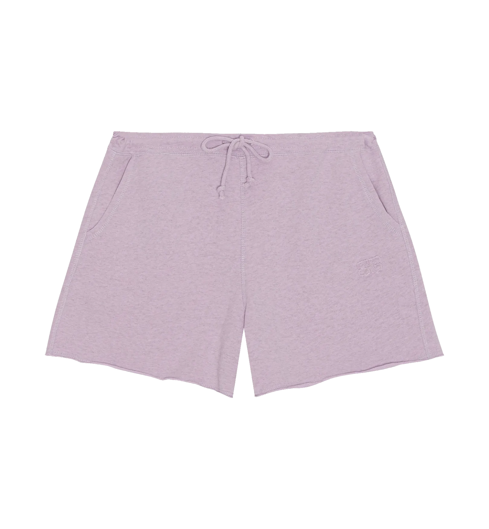 Ganni Lilac Drawstring Shorts