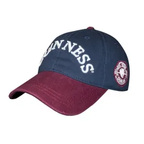 Guinness Navy/Wine Distressed Cap