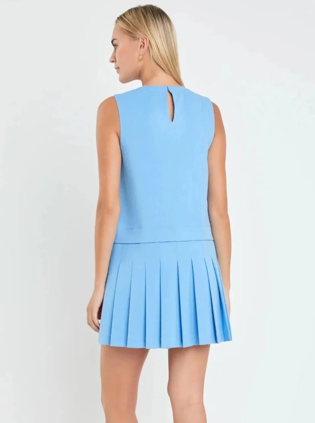 Hamptons Pleated Mini Dress