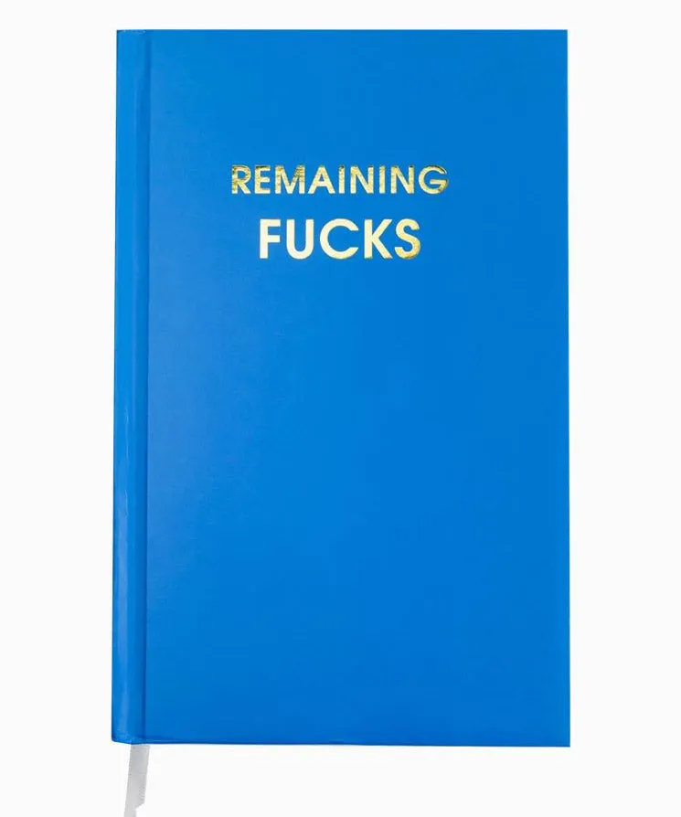 Hardcover Journal - Remaining F*cks