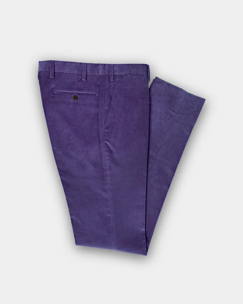 Heather Cotton Corduroy Trousers