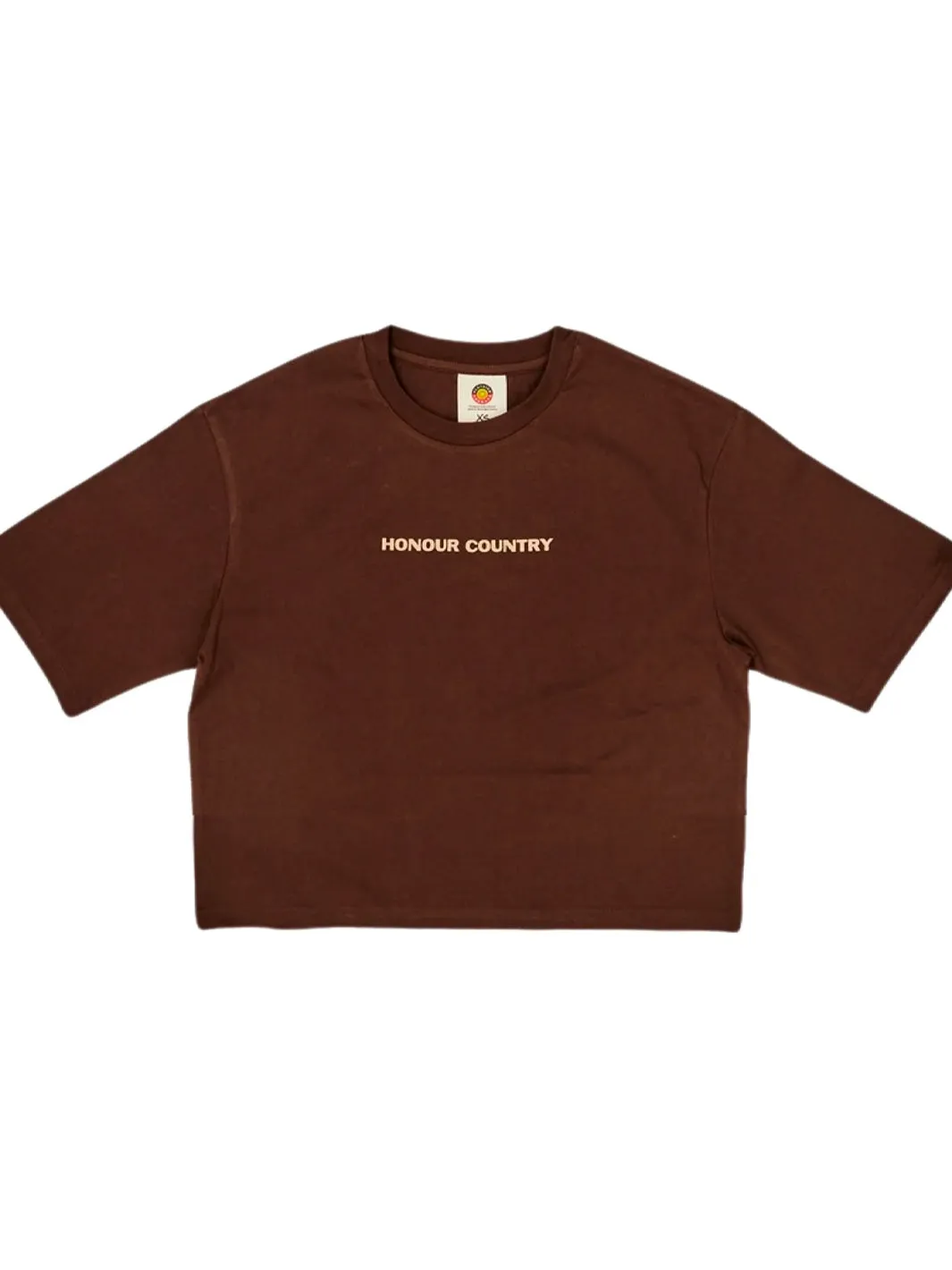 HONOUR COUNTRY CROP TEE - BROWN