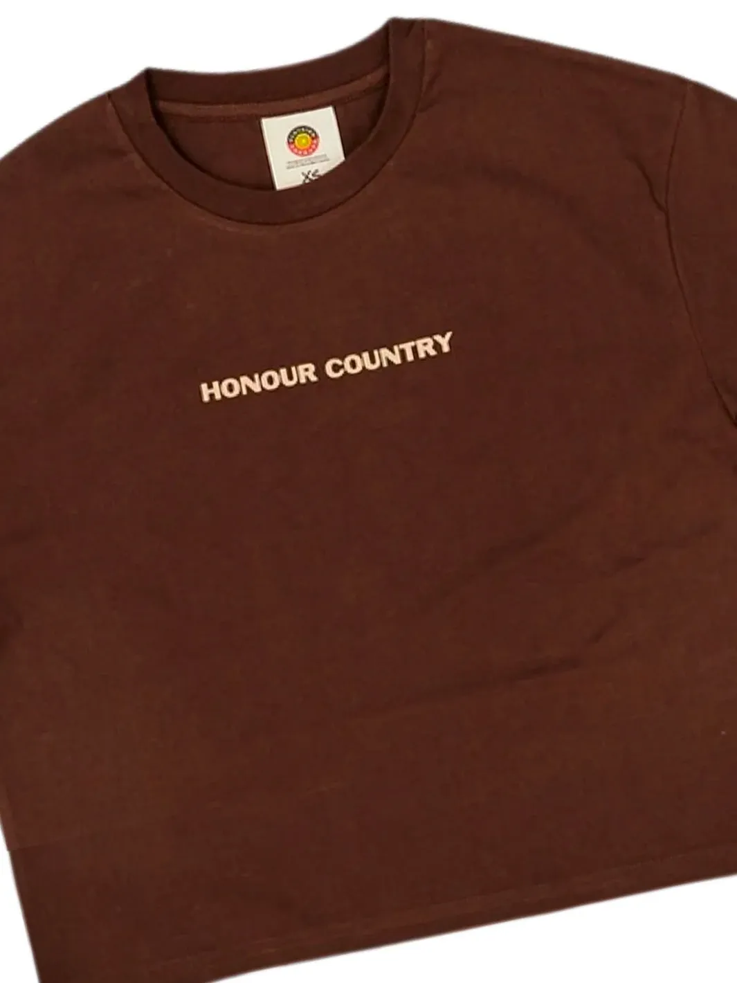 HONOUR COUNTRY CROP TEE - BROWN