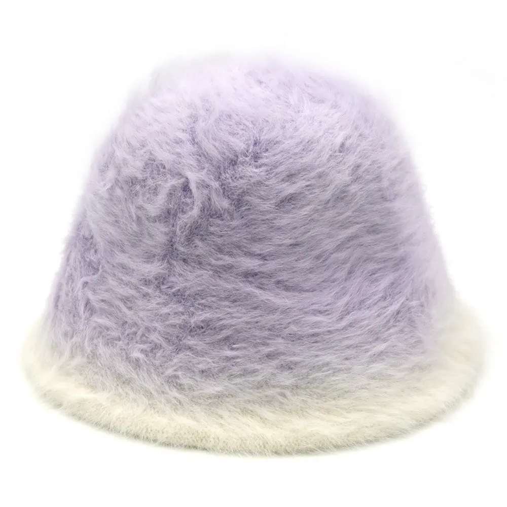 iLLASPARKZ Gradient Color Fuzzy Bucket Hat