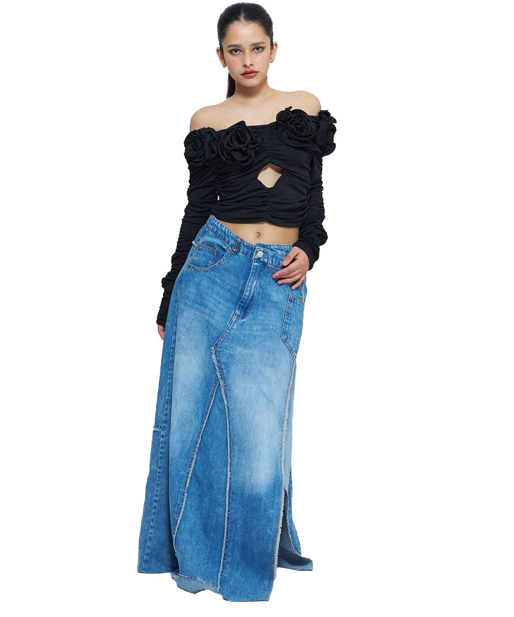 Isabella Denim Skirt