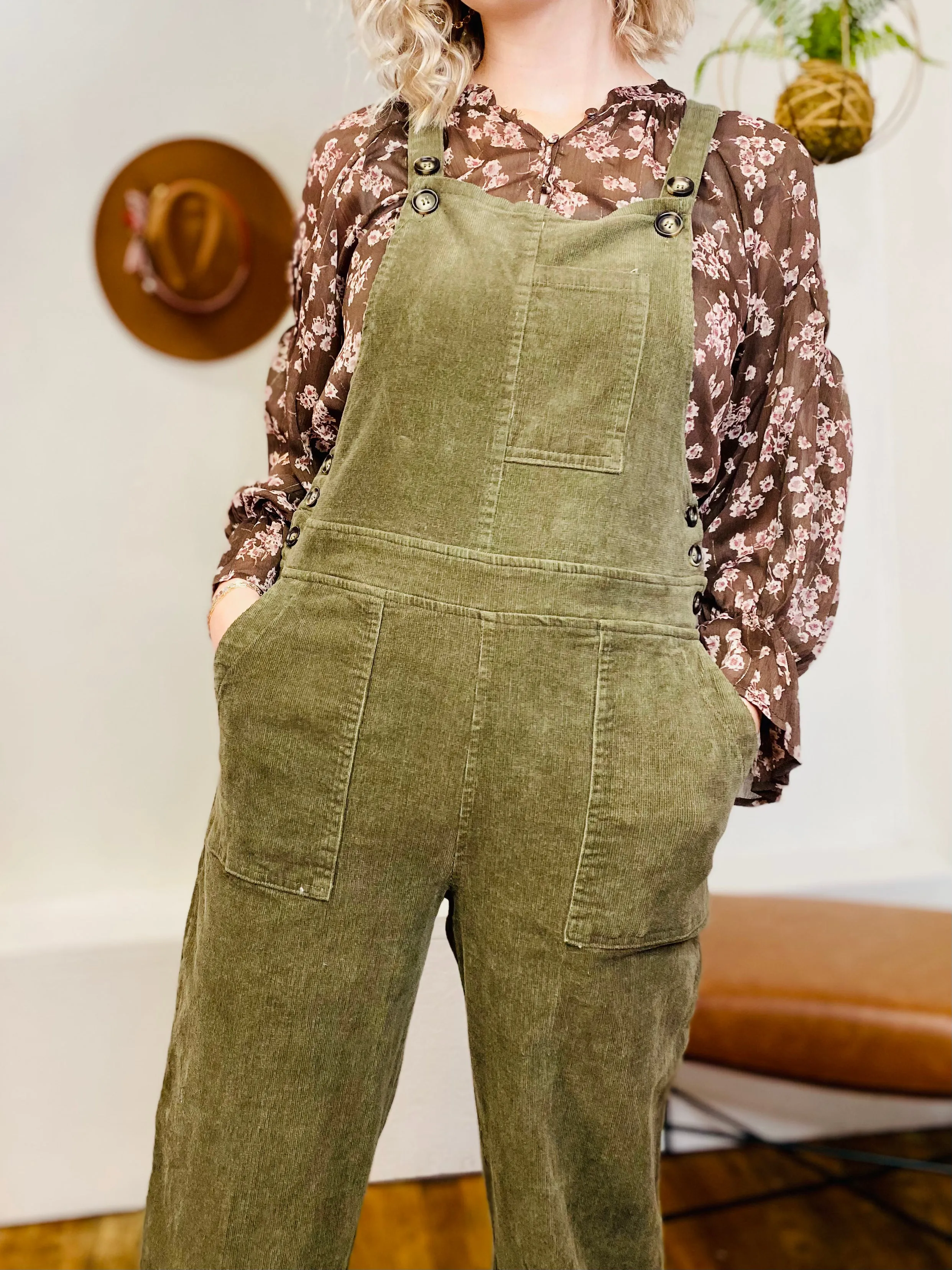 Ivy Corduroy Overalls