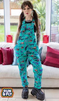 Jade Adventure Dino Dungarees