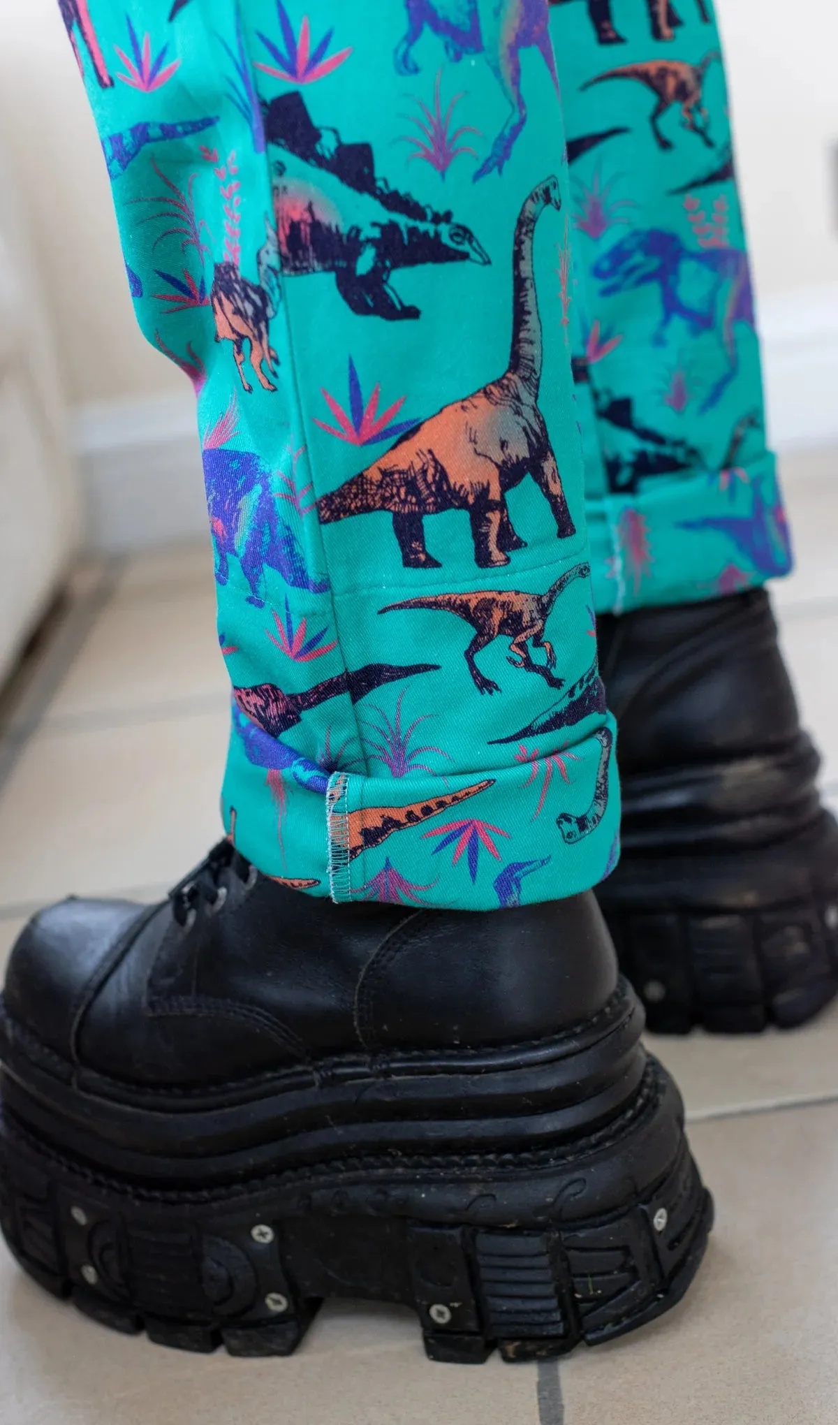 Jade Adventure Dino Dungarees