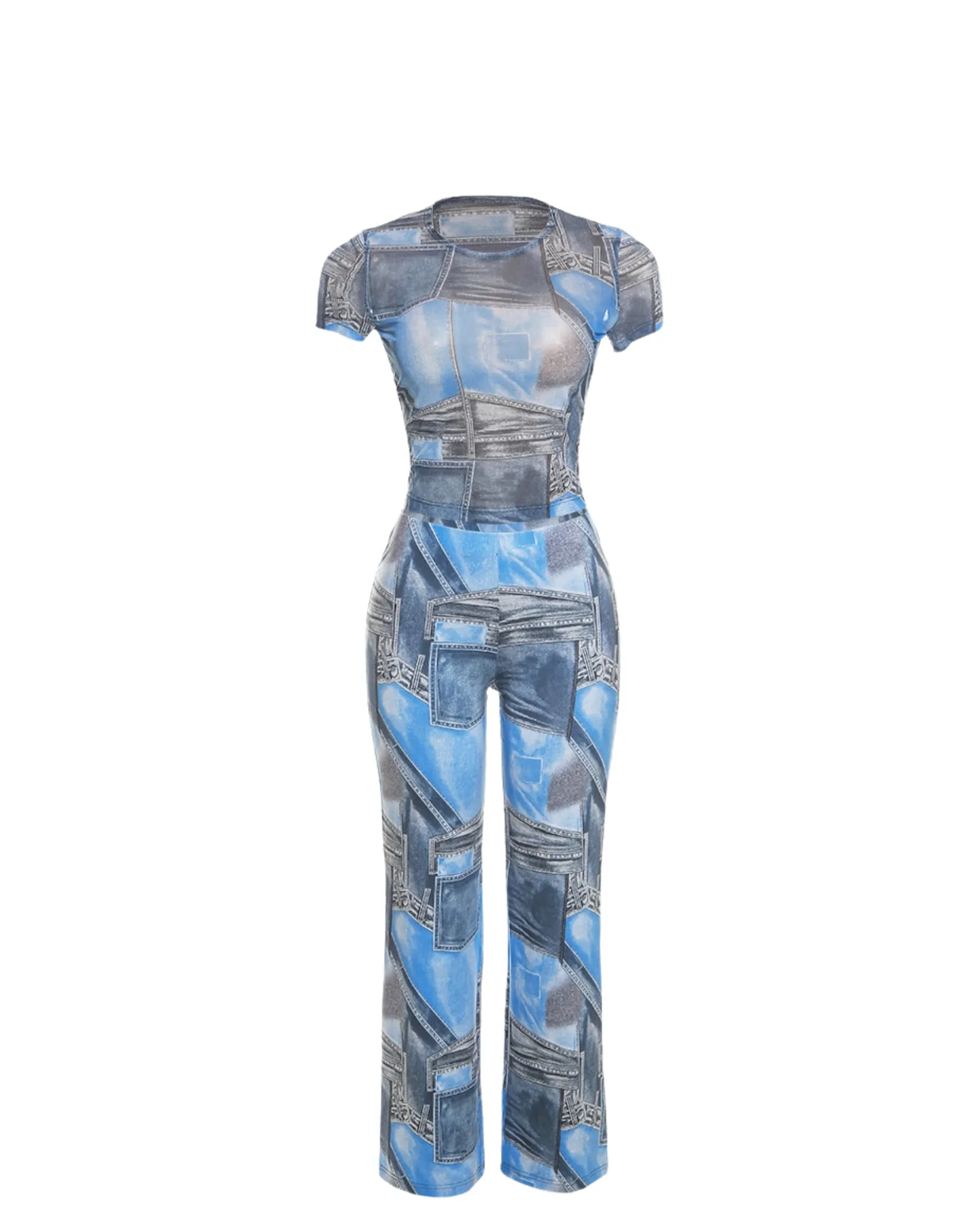 Jayda Stretch Denim Set