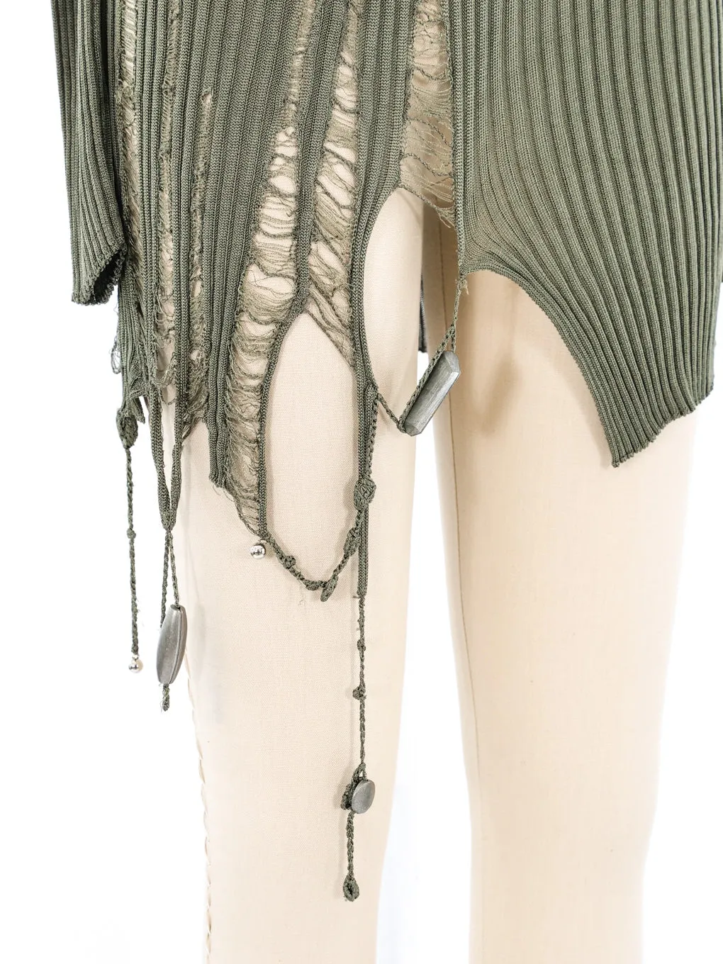 Jean Paul Gaultier Distressed Tunic