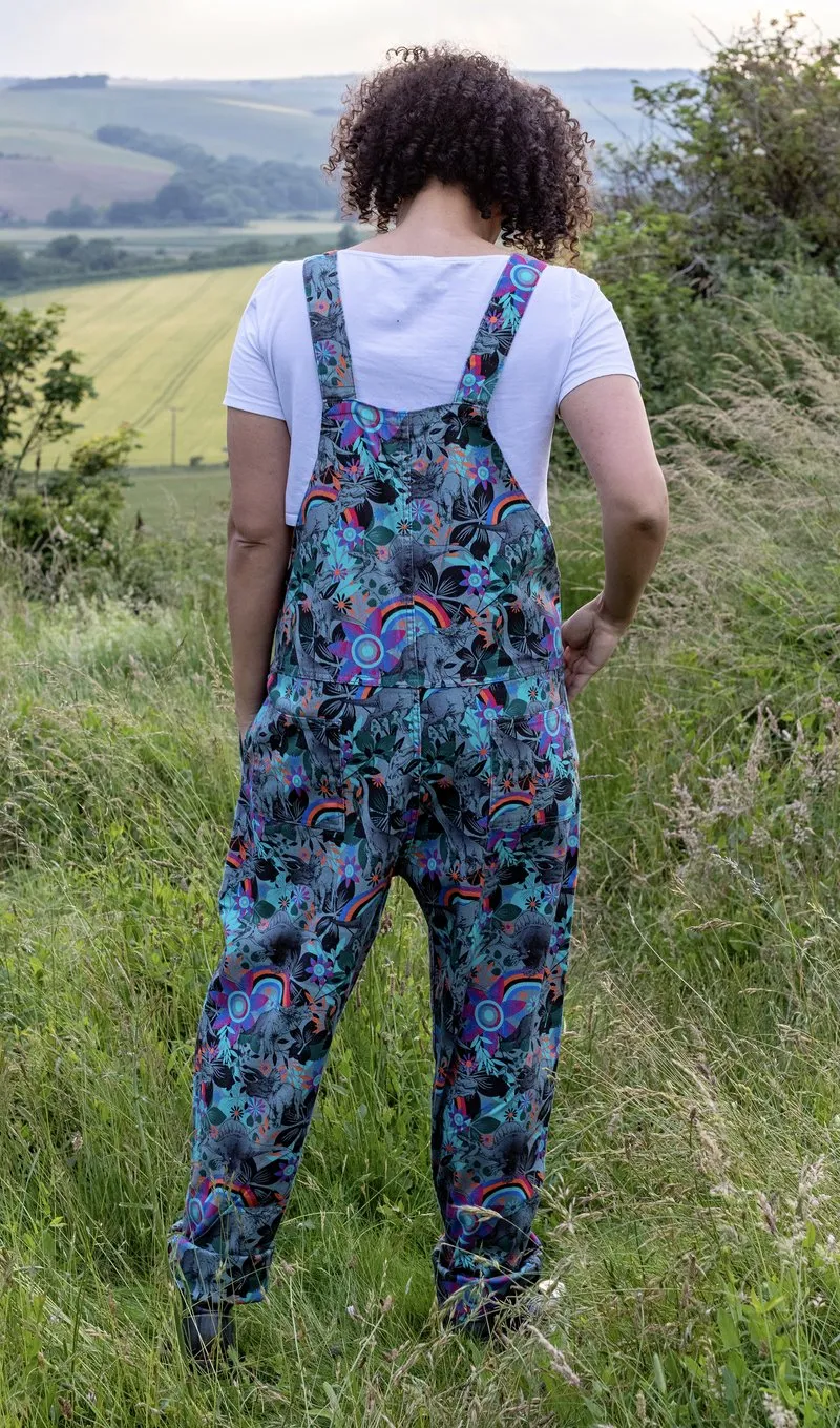 Jurassic Dinosaur Dungarees