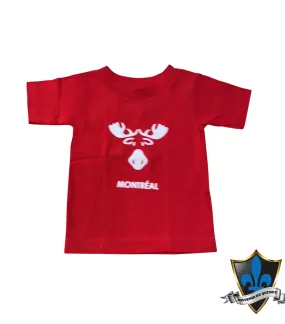 Kids Souvenir T shirt  Montréal CANADA MOOSE