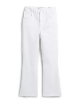 KILLIAN CROP FLARE JEAN- WHITE