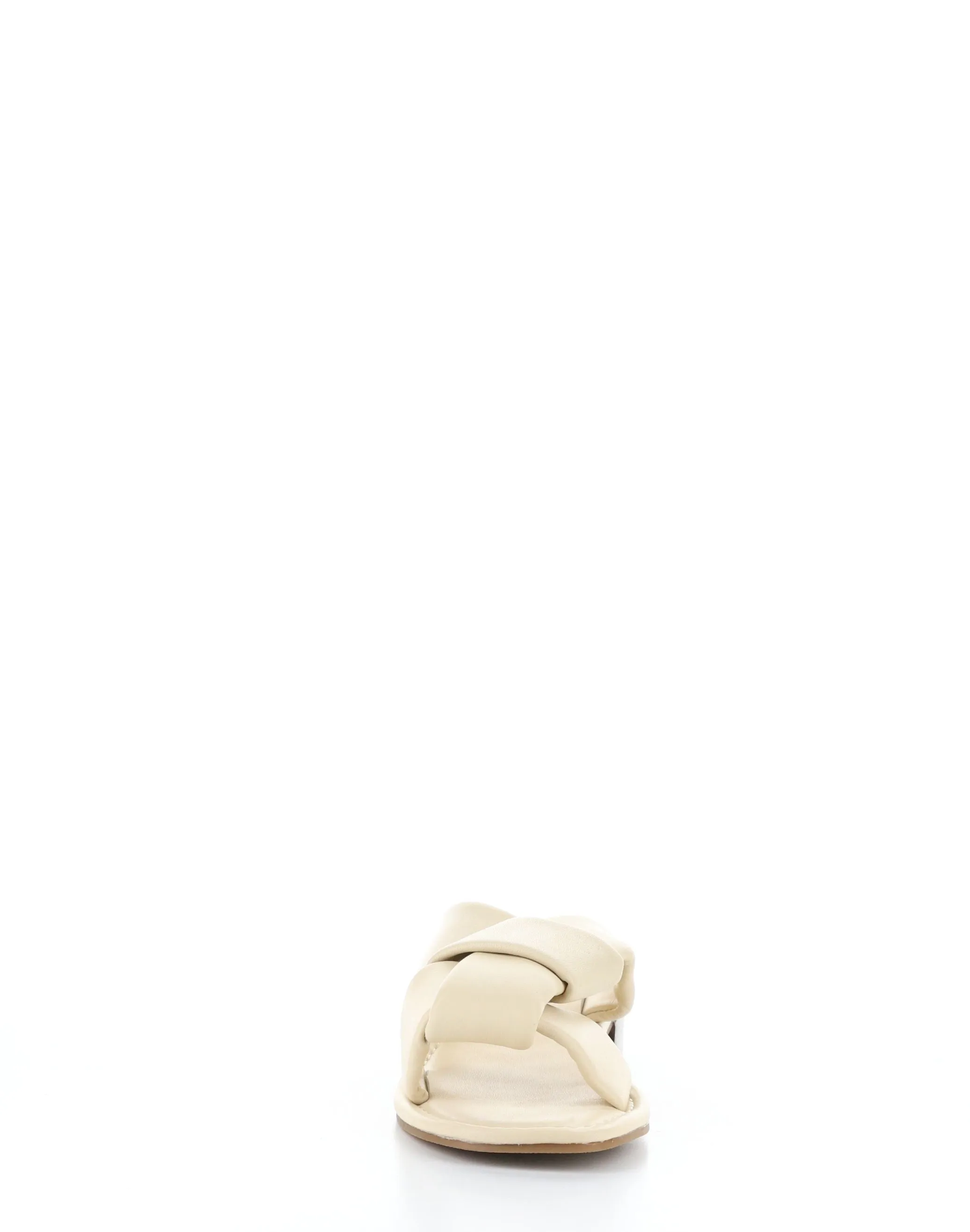 KNICK CREAM Round Toe Sandals