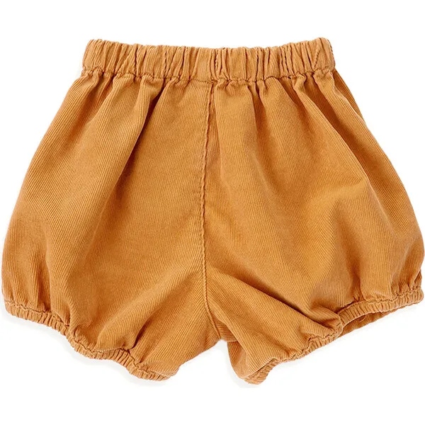 Knot Celeste Corduroy Corduroy Shorts, Yellow