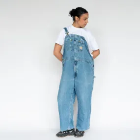 Light Blue 90s Carhartt Denim Baggy Dungarees (XL)