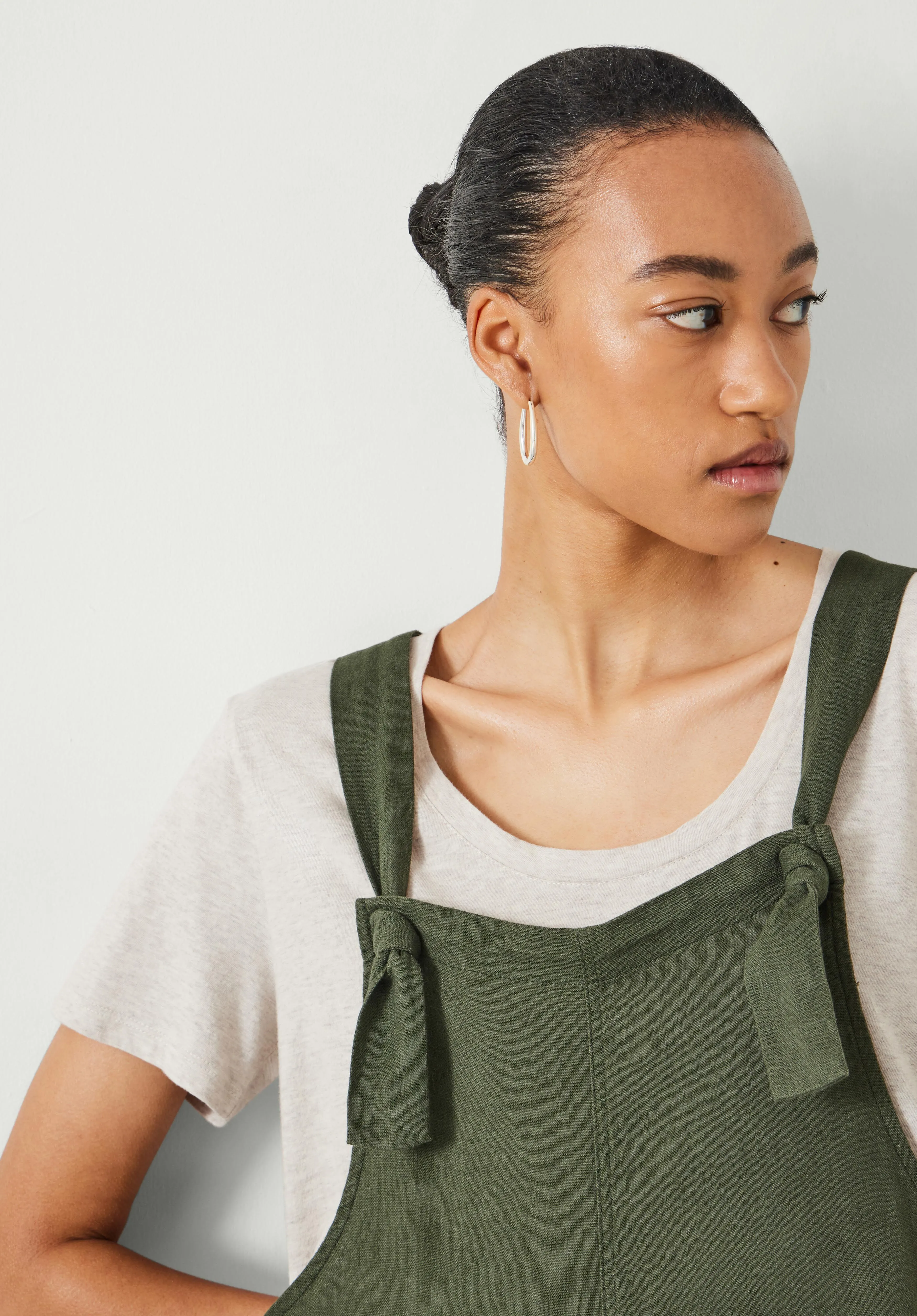 Linen Summer Dungarees