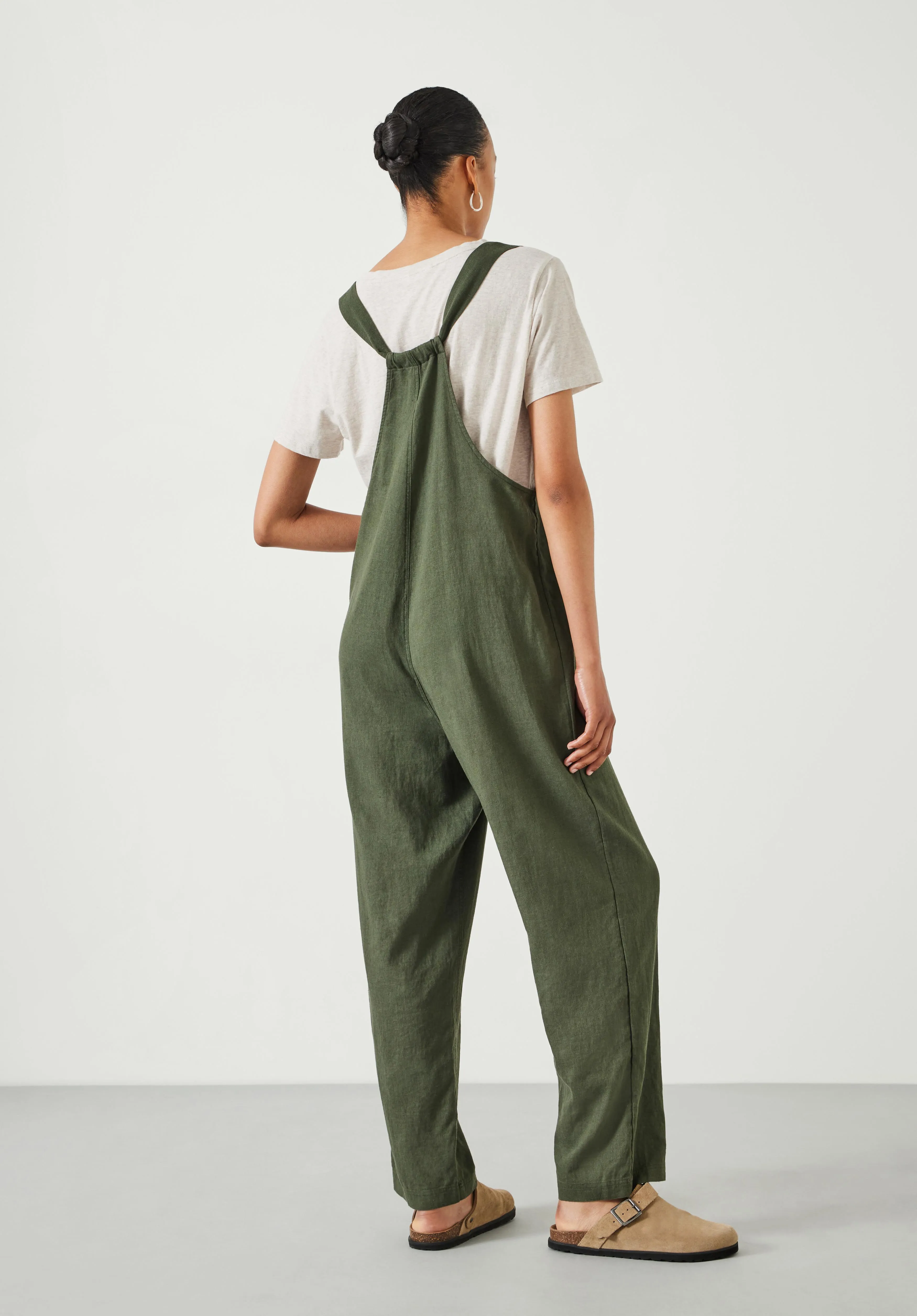 Linen Summer Dungarees