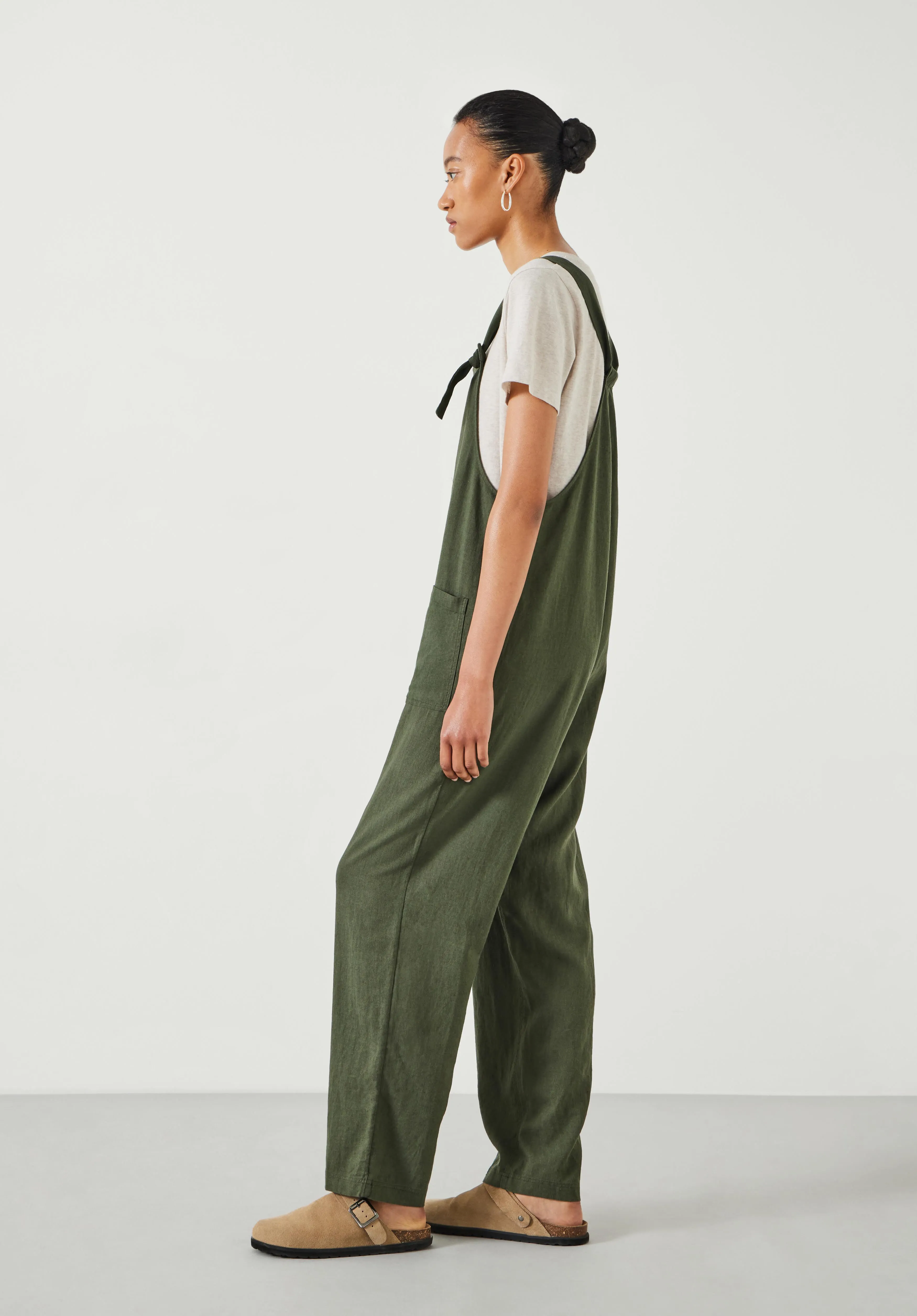 Linen Summer Dungarees