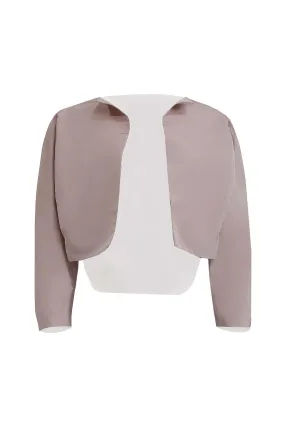 Long Sleeved Pastel Pink Outerwear