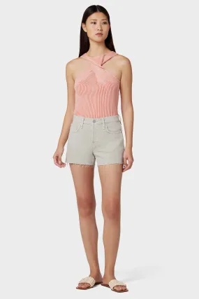 Lori High Rise Short - Distressed Peyote