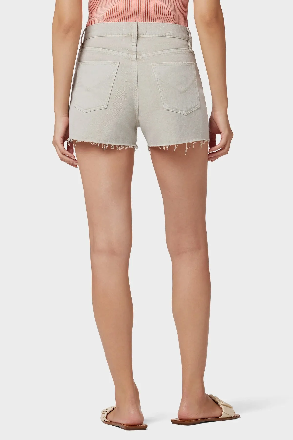 Lori High Rise Short - Distressed Peyote