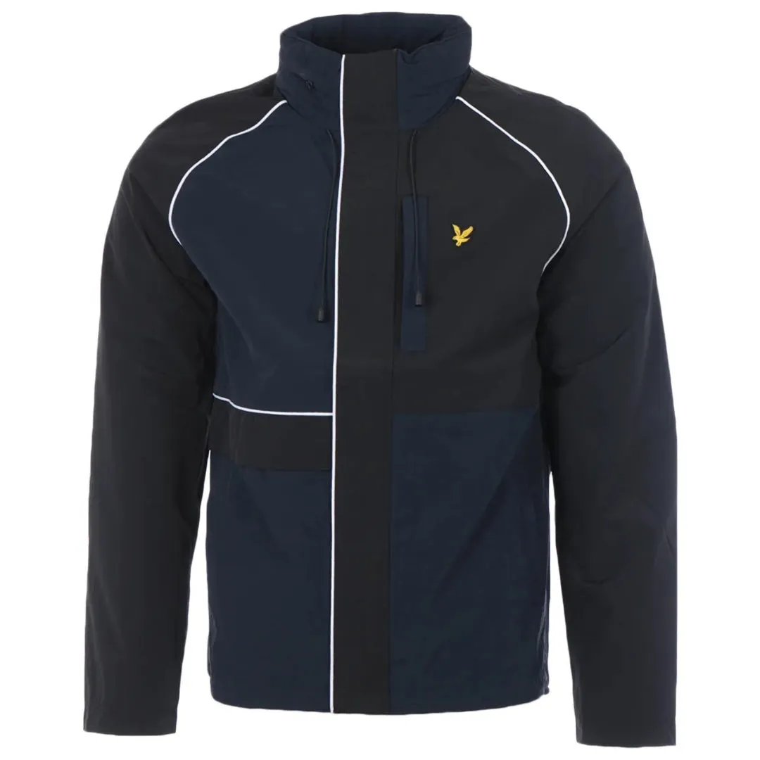 Lyle & Scott Panelled Navy Jacket