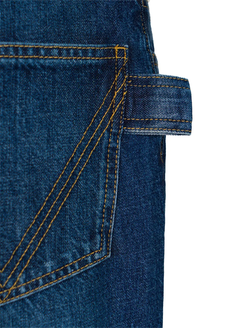 Medium washed flared jeans