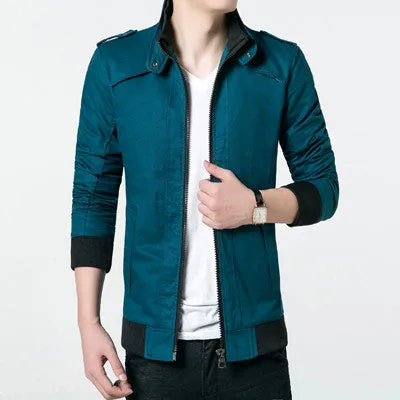 Men Jackets Slim Fits Casual Men Coats Men Outwears Casual Men's Jackets SM6