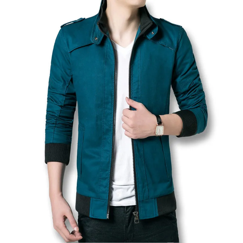 Men Jackets Slim Fits Casual Men Coats Men Outwears Casual Men's Jackets SM6