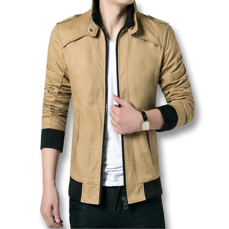 Men Jackets Slim Fits Casual Men Coats Men Outwears Casual Men's Jackets SM6