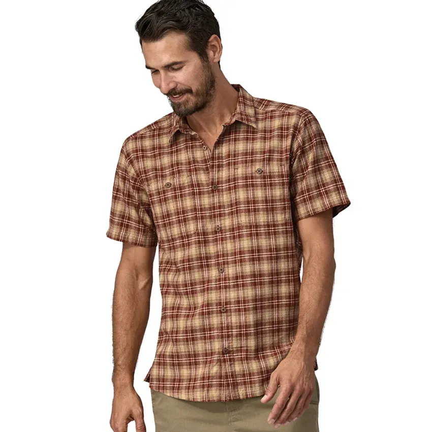 Men's Back Step Shirt - Beyond Horizons: Mangrove Red