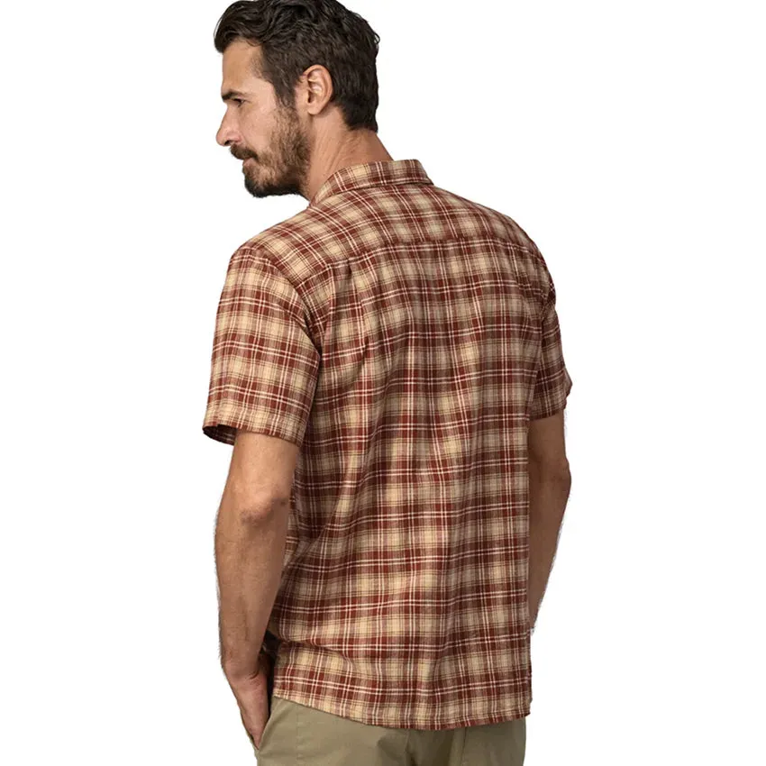 Men's Back Step Shirt - Beyond Horizons: Mangrove Red