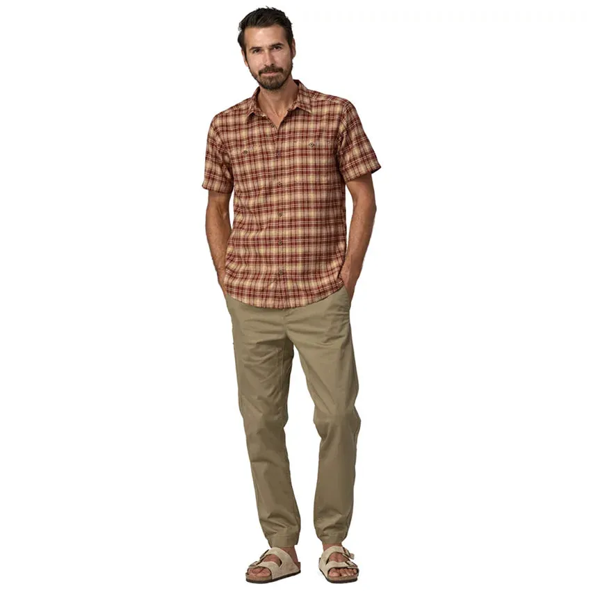 Men's Back Step Shirt - Beyond Horizons: Mangrove Red